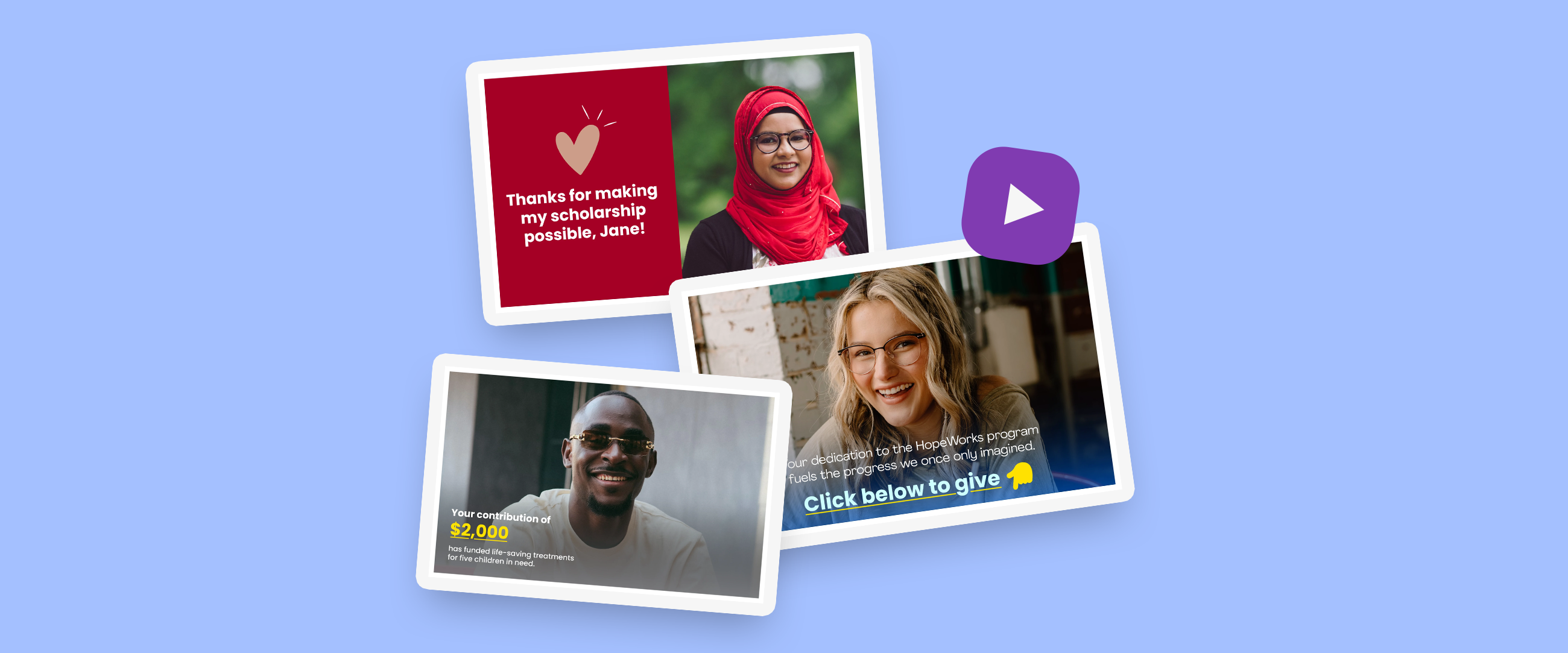 Storyraise Video creation interface